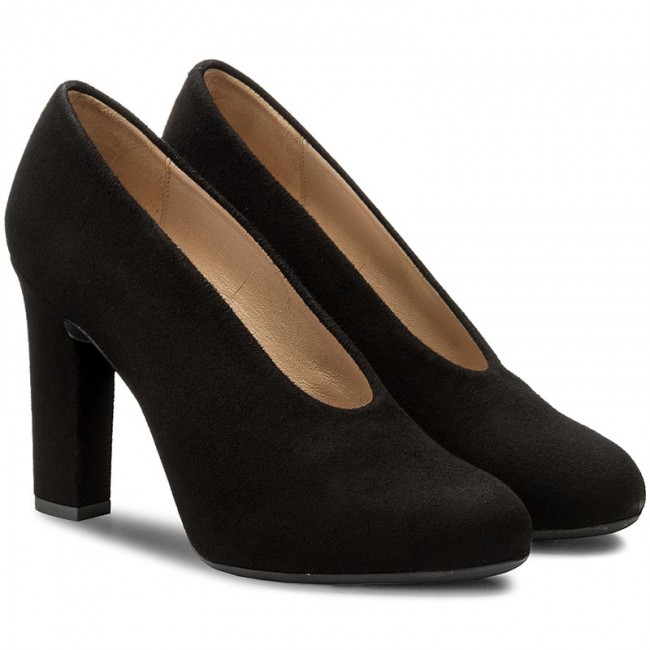 Unisa Καστόρινη Ανατομική Μαύρη Γόβα - Image 3