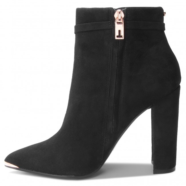 Ted Baker Μαύρα Δερμάτινα Σουέτ Μποτάκια με Φερμουάρ - Image 3