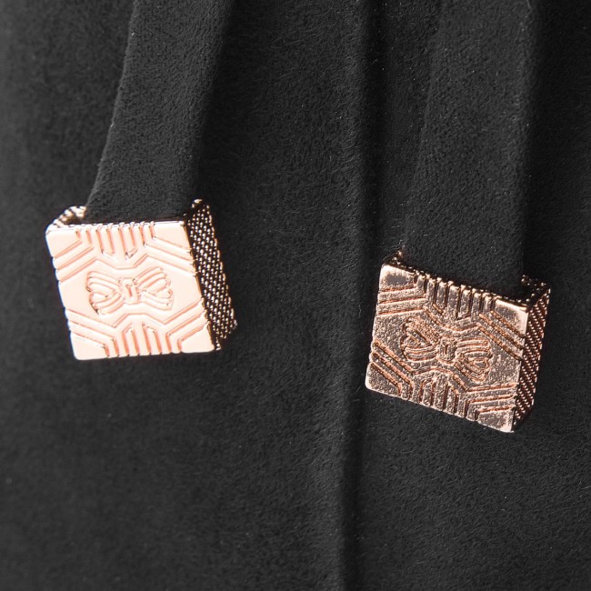 Ted Baker Μαύρα Δερμάτινα Σουέτ Μποτάκια με Φερμουάρ - Image 4