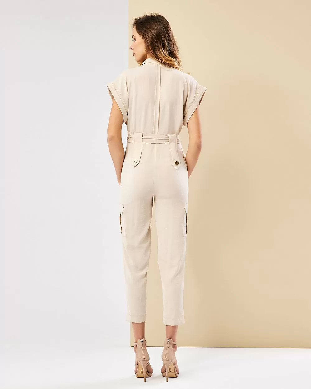 Forel Ολόσωμη Φόρμα με κουμπιά και ζαπονέ μανίκι - Image 4