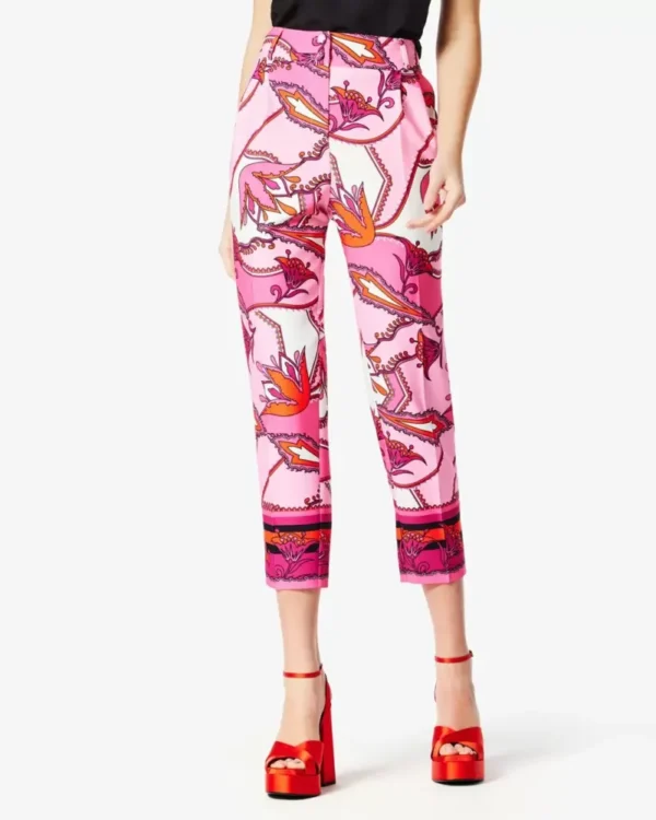 Forel Παντελόνι Εμπριμέ Ροζ