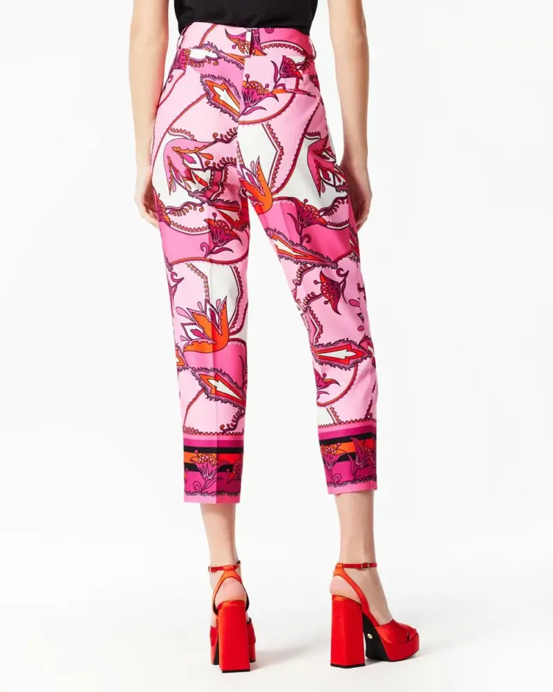 Forel Παντελόνι Εμπριμέ Ροζ - Image 4