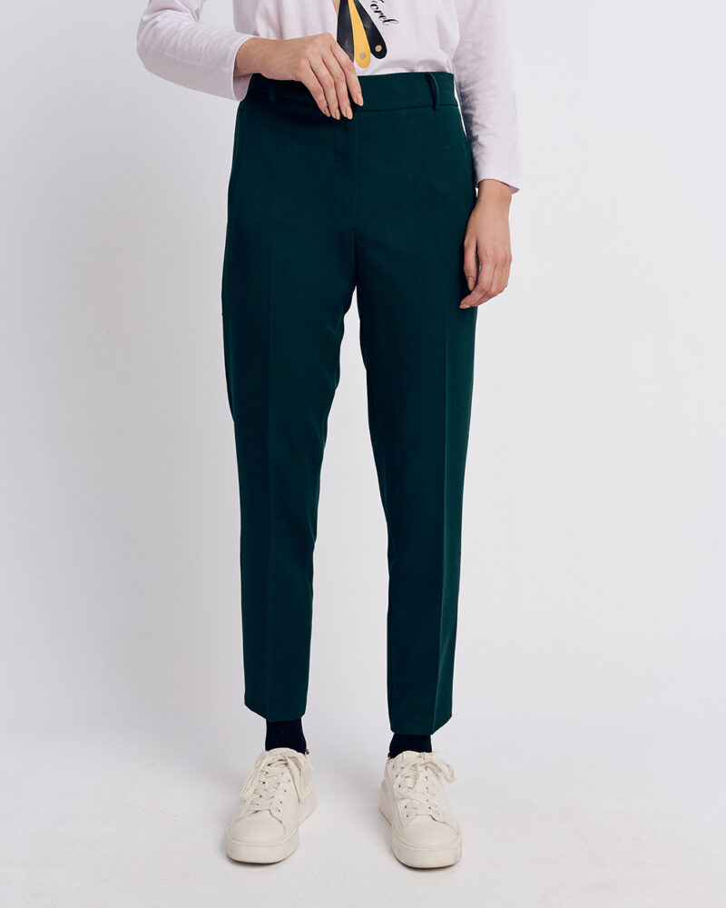 Forel Γυναικείο Υφασμάτινο Παντελόνι Πράσινο