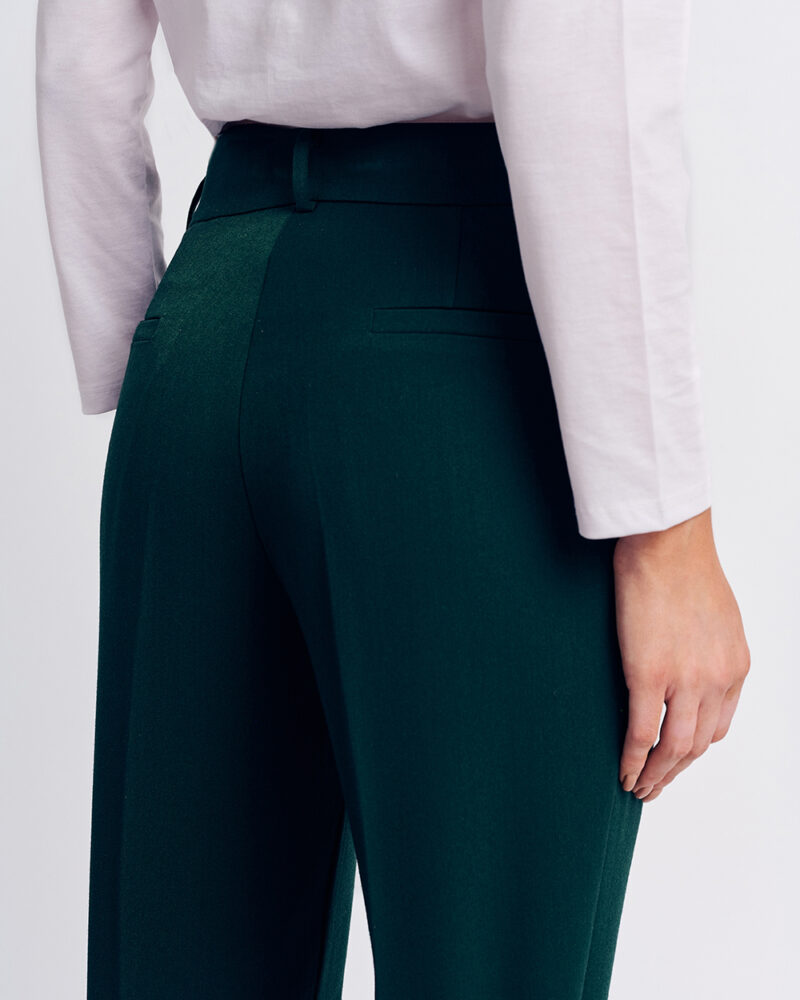 Forel Γυναικείο Υφασμάτινο Παντελόνι Πράσινο - Image 2