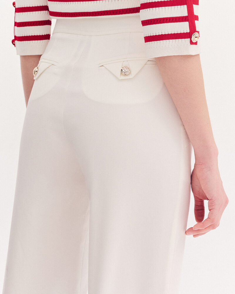 Forel Παντελόνι Υφασμάτινο Eκρού - Image 2