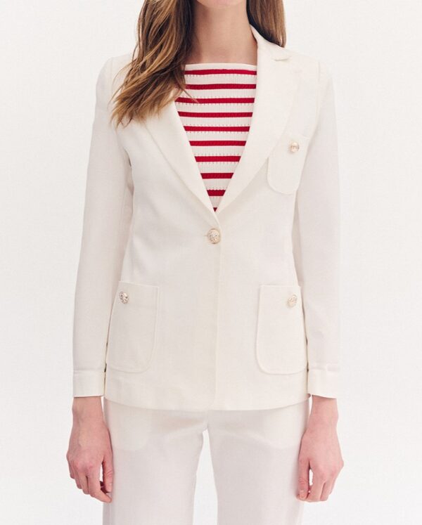 Forel Γυναικείο Σακάκι Εκρού