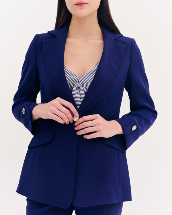 Forel Σακάκι Mεσάτο με Bάτες Μπλέ