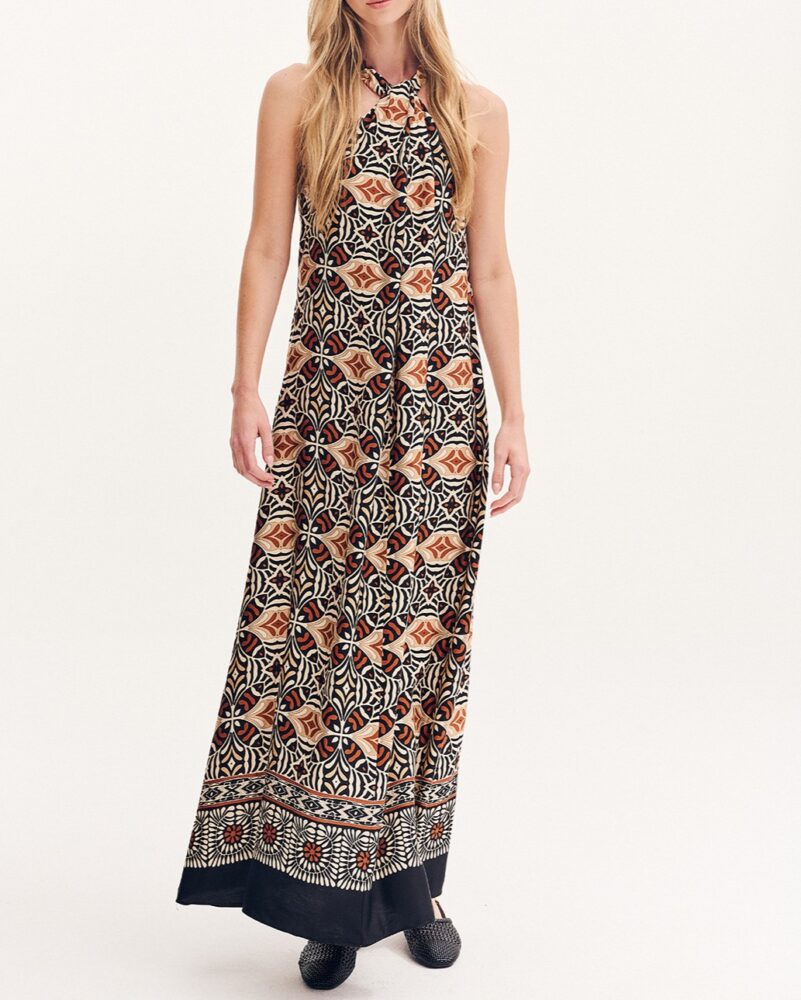 Forel Φόρεμα Maxi Εμπριμέ Εκαι