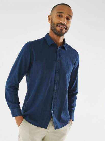 Mexx Πουκάμισο Μονόχρωμο Μπλέ Σκούρο