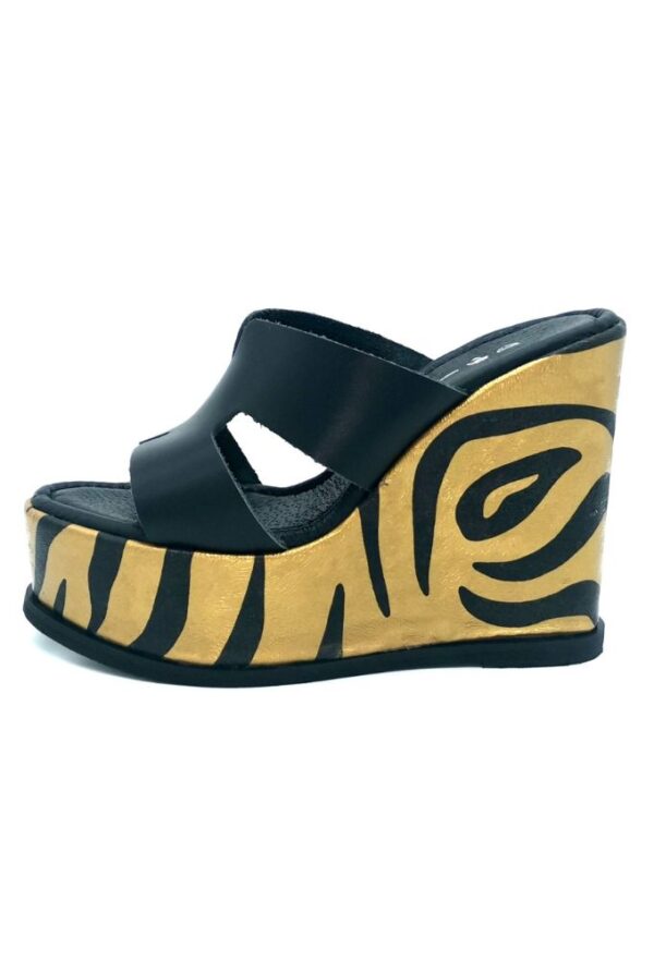 Dolce Πλατφόρμα Μαύρο/Χρυσό