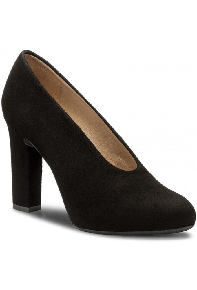 Unisa Καστόρινη Ανατομική Μαύρη Γόβα