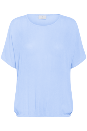 Kaffe Γυναικεία Μπλούζα Κοντομάνικη Γαλάζια - Image 4