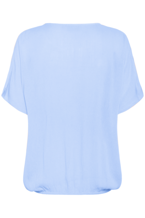 Kaffe Γυναικεία Μπλούζα Κοντομάνικη Γαλάζια - Image 5