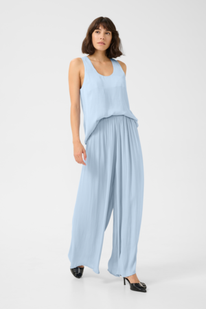 Kaffe KAallie Γαλάζιο Παντελόνι Relaxed Fit - Image 4