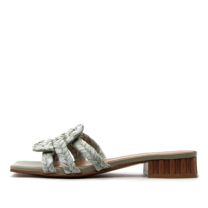 Noa Harmon Flat Σανδάλια Φυστικί - Image 2