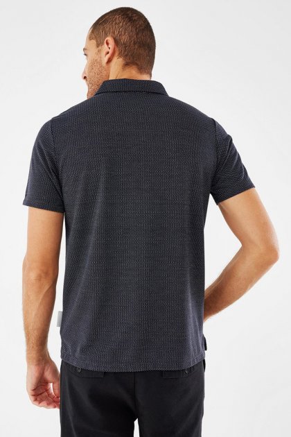 Mexx Μπλούζα Μαύρη Με Ψιλό Πουά και Κοντό Μανίκι - Image 2