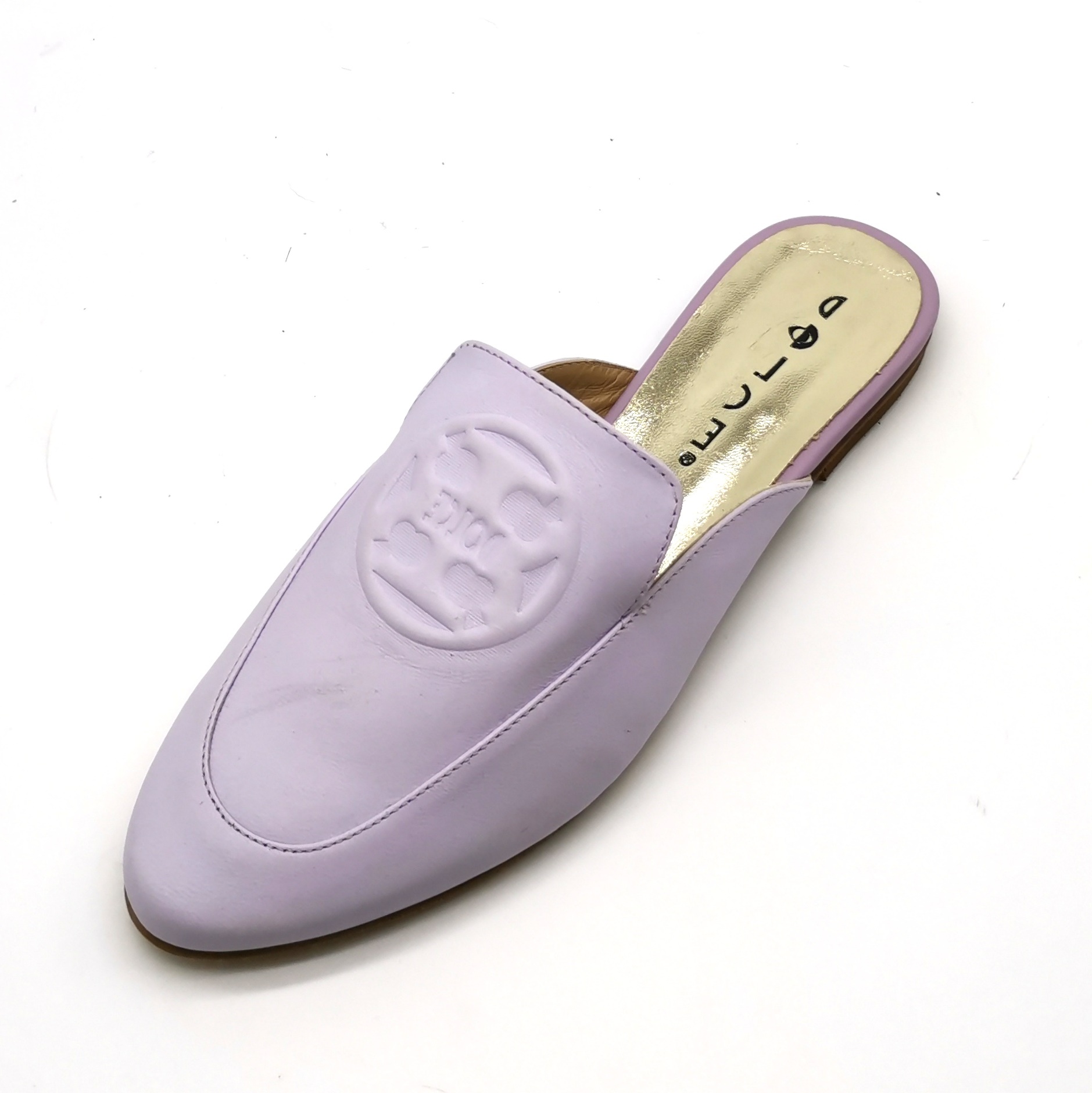 Dolce Λιλά Δερμάτινα Mules