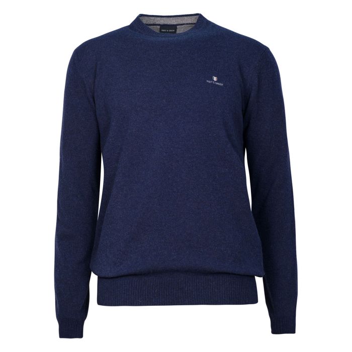 Navy & Green Πλεκτό Λαιμόκοψη - Image 9