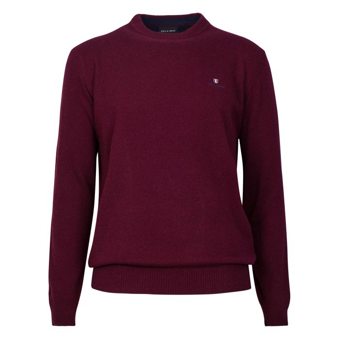 Navy & Green Πλεκτό Λαιμόκοψη - Image 8