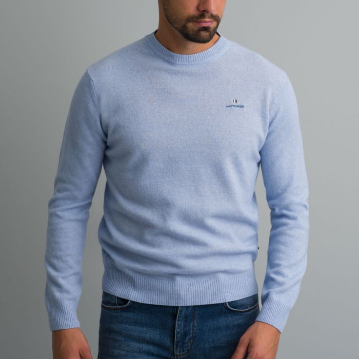 Navy & Green Πλεκτό Λαιμόκοψη - Image 6