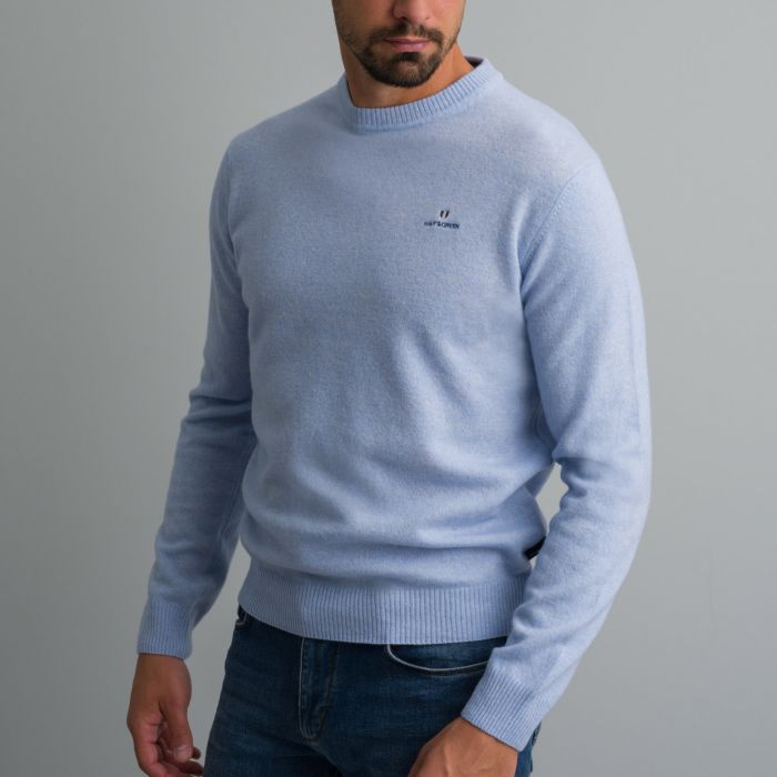 Navy & Green Πλεκτό Λαιμόκοψη - Image 5