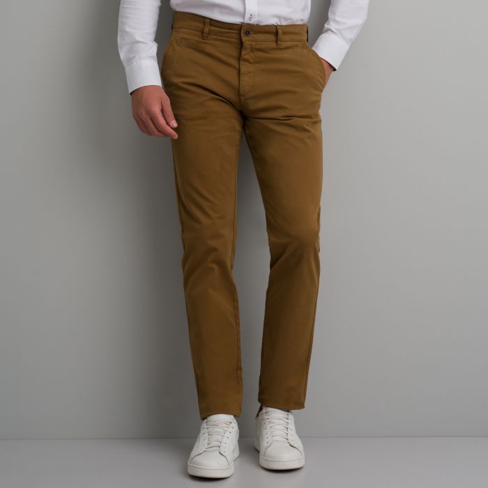 Navy & Green Ανοιχτό Καφέ Παντελόνι Απιετο Modern Fit - Image 4