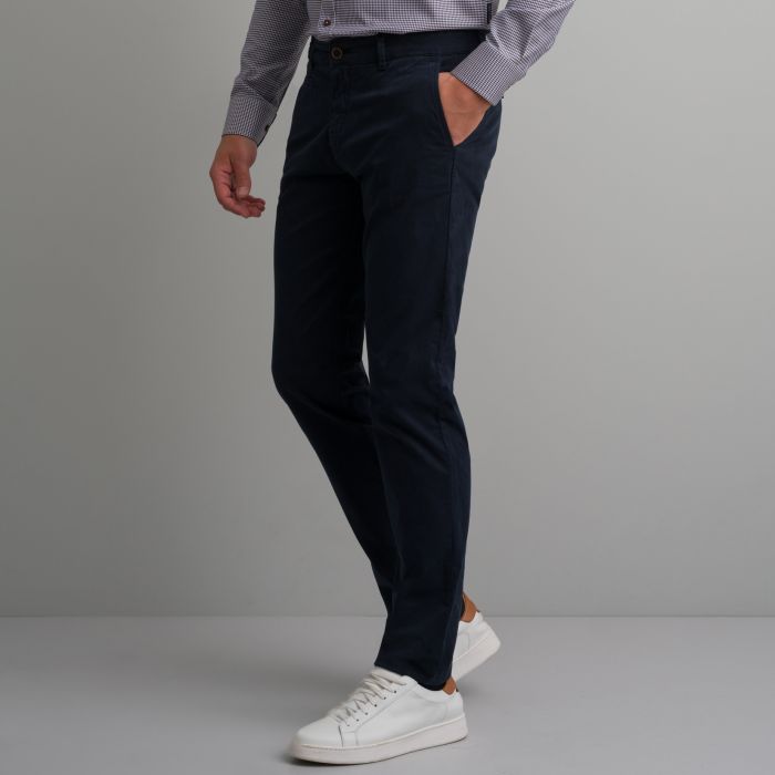 Navy & Green Σκούρο Μπλε Παντελόνι Απιετο Modern Fit - Image 2