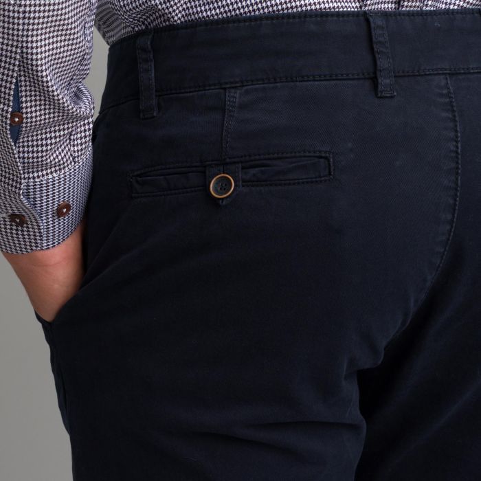 Navy & Green Σκούρο Μπλε Παντελόνι Απιετο Modern Fit - Image 3