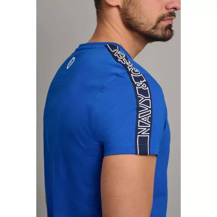 Navy & Green Μπλούζα Λαιμόκοψη - Image 4