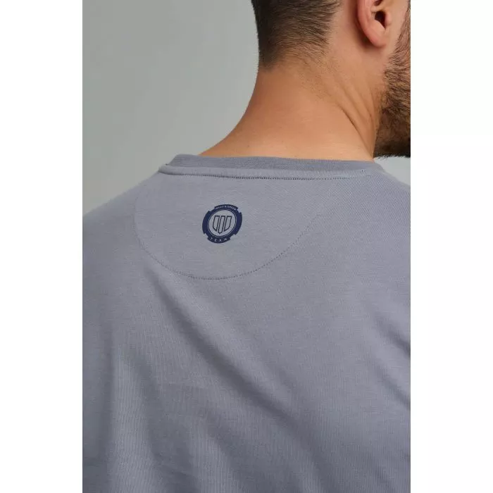 Navy & Green Μπλούζα Λαιμόκοψη Με Τσεπάκι - Image 3