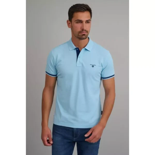 Navy & Green Μπλουζάκι Πικέ Polo Young Line