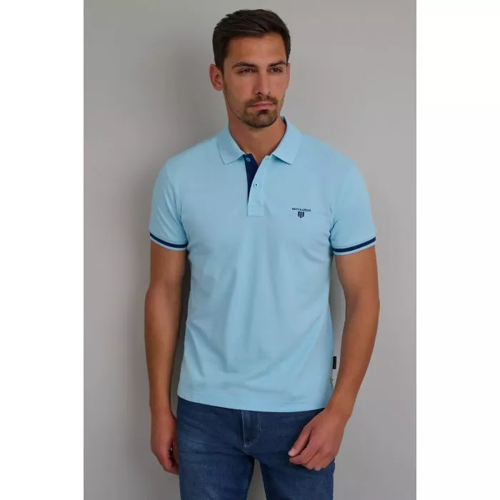 Navy & Green Μπλουζάκι Πικέ Polo Young Line - Image 3