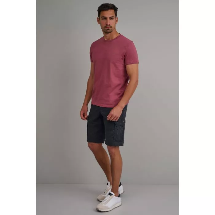 Navy & Green Βερμούδα Cargo Με Ζώνη - Image 3