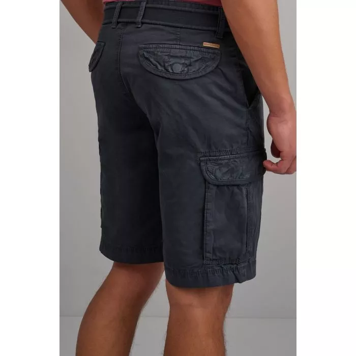 Navy & Green Βερμούδα Cargo Με Ζώνη - Image 4