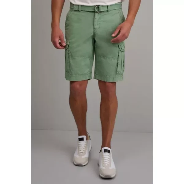 Navy & Green Βερμούδα Cargo Με Ζώνη