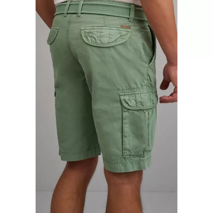 Navy & Green Βερμούδα Cargo Με Ζώνη - Image 5