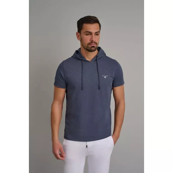 Navy & Green Μπλούζα Με Κουκούλα - Image 3