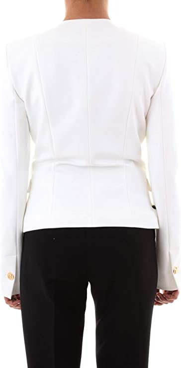 LIU JO Λευκό Μεσάτο Σακάκι με Χρυσά Κουμπιά - Image 2