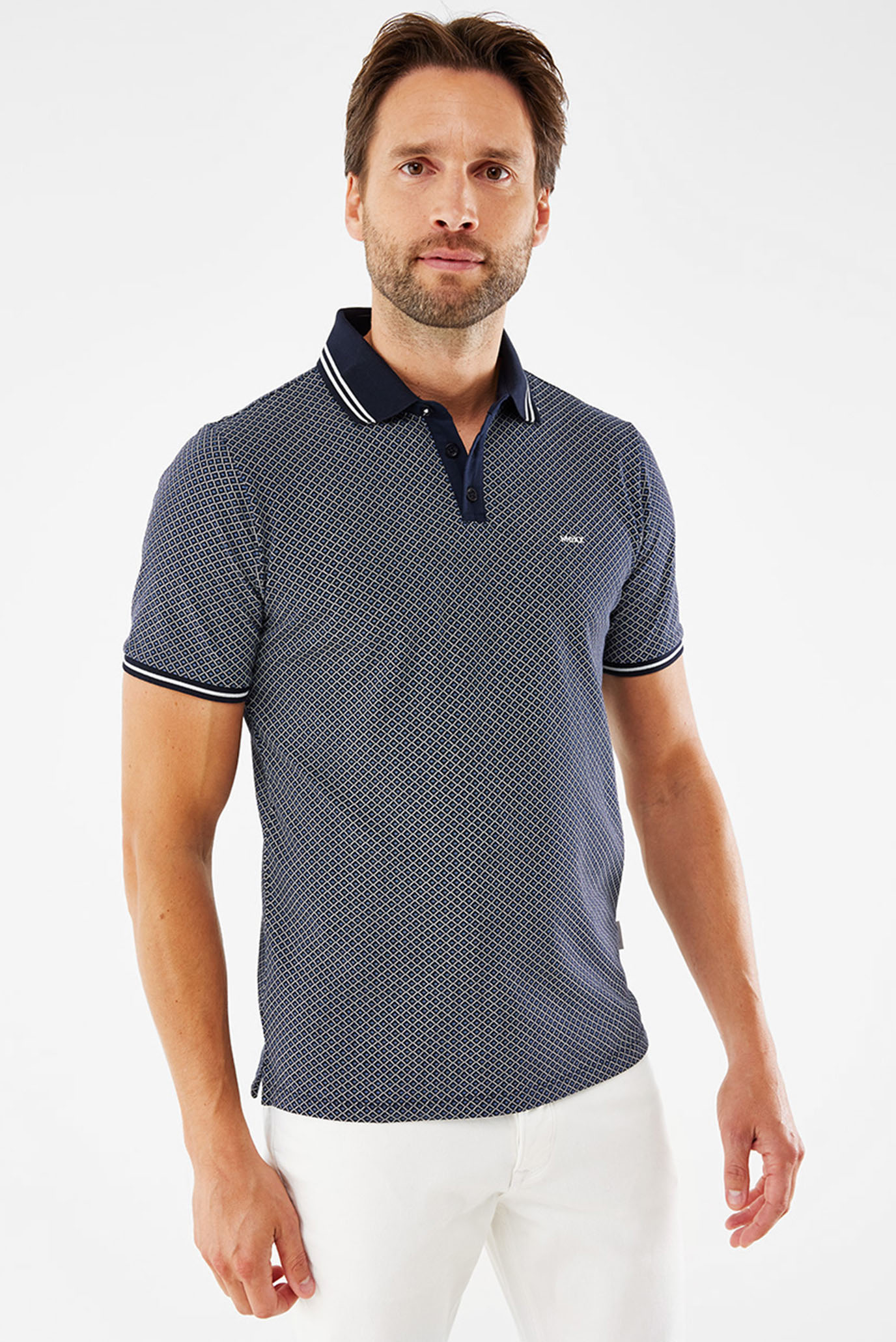 Mexx Μπλούζα Polo Κοντομάνικη Μπλέ Σκούρο