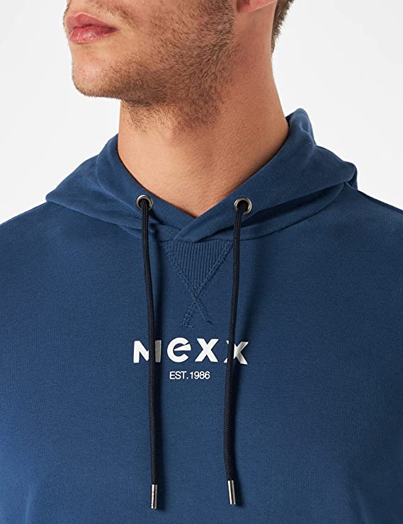 Mexx Μπλούζα Φούτερ Μπλέ Σκούρο με Κουκούλα - Image 4