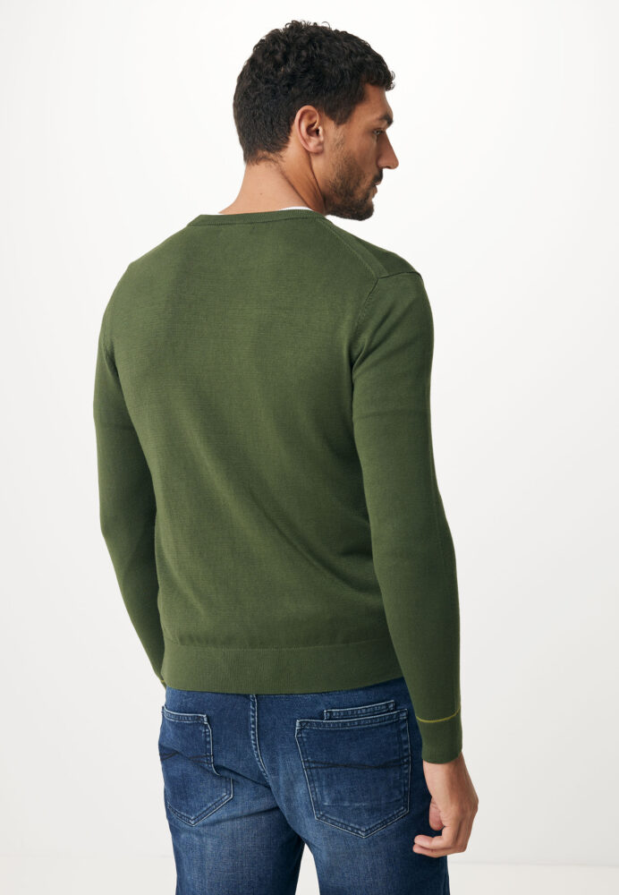 Mexx Fashion Ανδρικό Πουλόβερ Πράσινο - Image 3