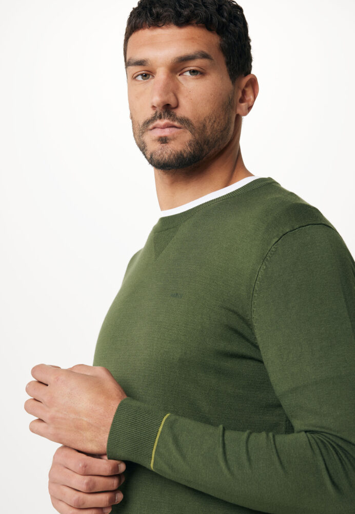 Mexx Fashion Ανδρικό Πουλόβερ Πράσινο - Image 4