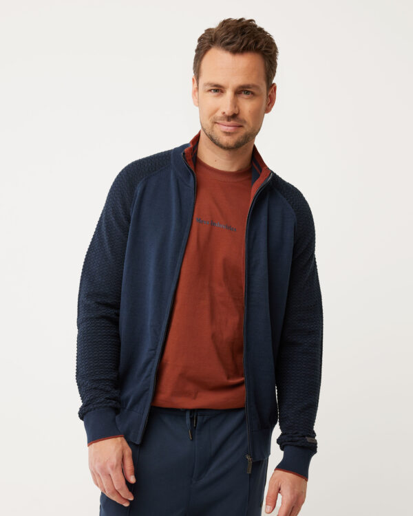 Mexx Μπλε Πλεκτή Ζακέτα