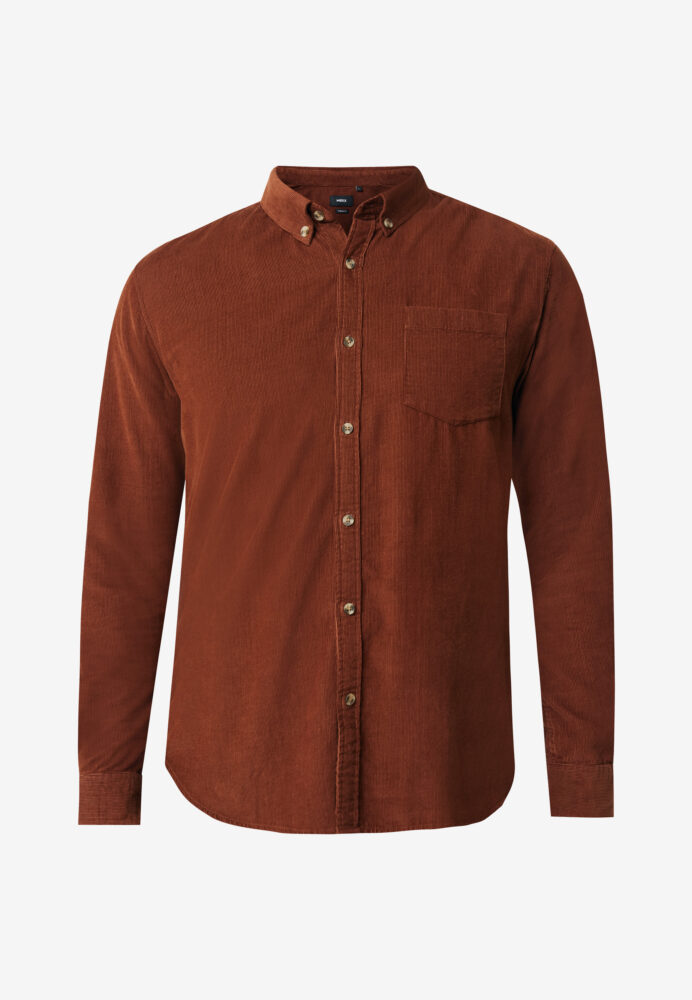 Mexx Καφέ Κοτλέ Πουκάμισο - Image 5