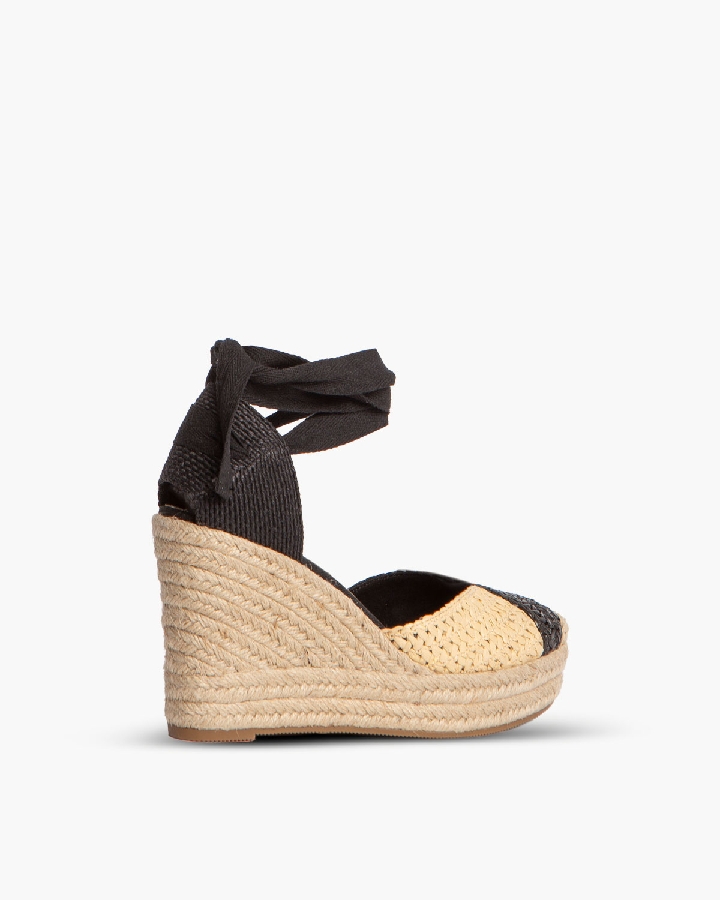 Corina Εσπαντρίγιες Μπεζ Μαύρες - Image 4