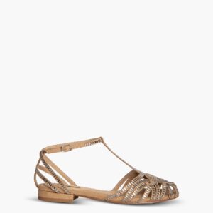 Corina Φλατ Μπεζ Πέδιλο με μεγάλα Στρας