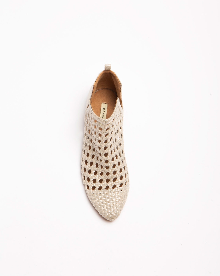 Corina Suede Μποτάκια σε Μπεζ Χρυσό Χρώμα - Image 2