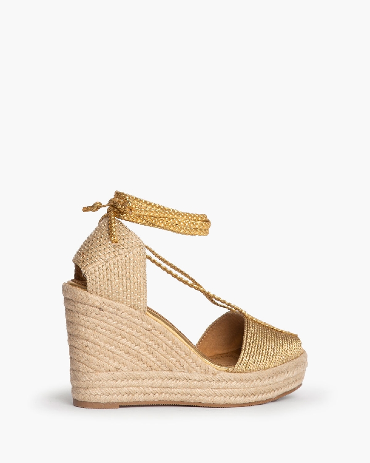 Corina Χρυσές Εσπαντρίγιες με Άνοιγμα Μπροστά - Image 3