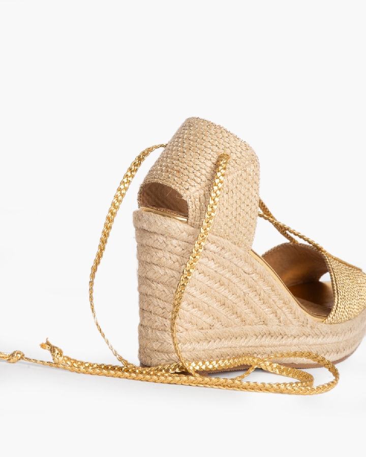 Corina Χρυσές Εσπαντρίγιες με Άνοιγμα Μπροστά - Image 5