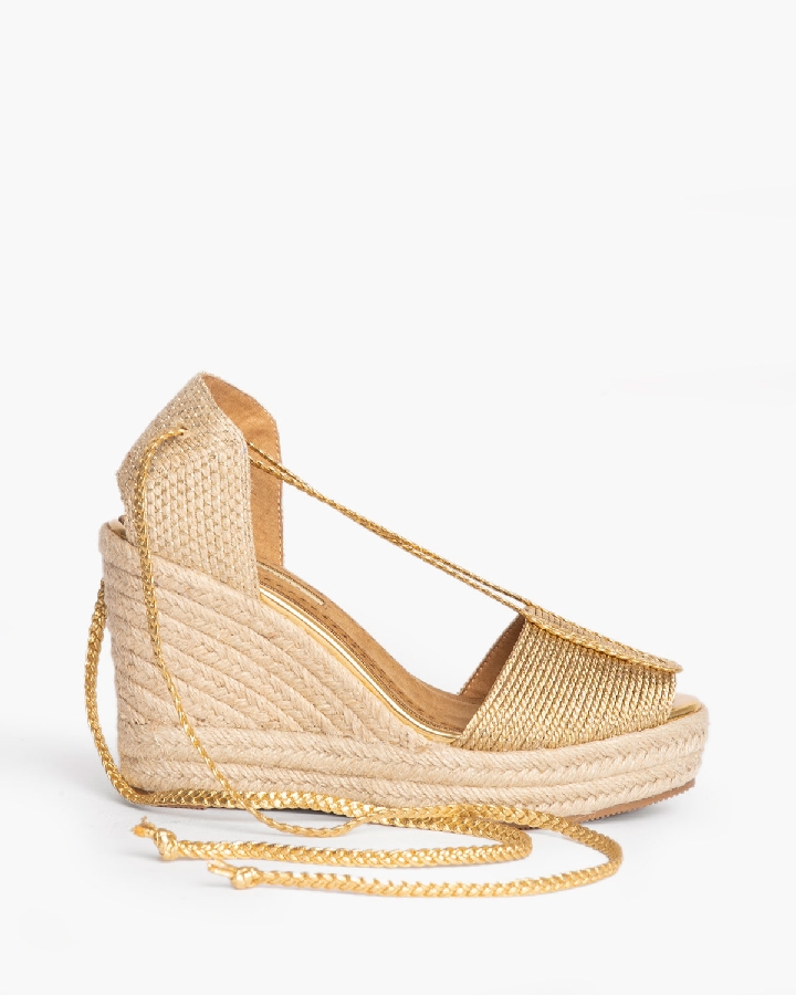 Corina Χρυσές Εσπαντρίγιες με Άνοιγμα Μπροστά - Image 7